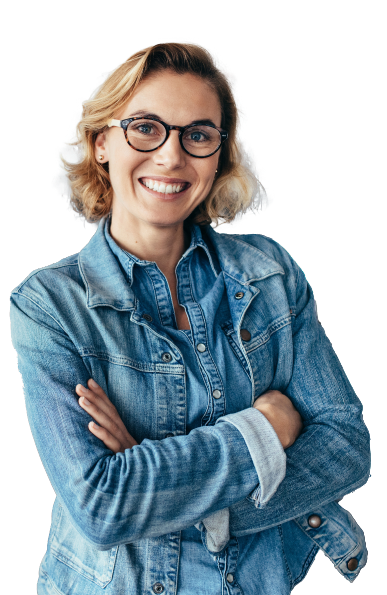 Women in joy posing for a photo